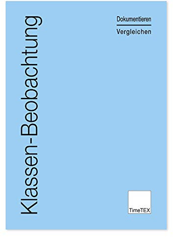 TimeTEX Klassen-Beobachtung - Dokumentieren - Vergleichen - Hellblau - A4 - Heft - 10850 - Schülerbeobachtung