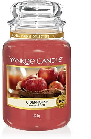 Yankee Candle Duftkerze im Glas (groß) | Ciderhouse | Kerze mit langer Brenndauer bis zu 150 Stunden | Perfekte Geschenke für Frauen