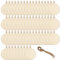 THE TWIDDLERS 60 Weihnachtskugeln aus Holz zum Bemalen, Ausmalen & Dekorieren, 7 cm – Dekoration zum Aufhängen, Weihnachtsbaum, Basteln