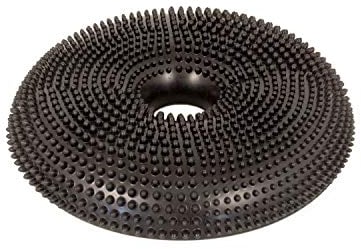 TheraPIE Donut Balance Kissen mit Noppen Ergonomisches Sitzkissen für Rückenentlastung und Balance Farbe Schwarz