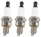 AISEN 3x Zündkerze Fit Stihl FS40 FS50 FS56 FS87 FS90 FS100 FS110 FS90R FS100R FS130 FS310 BR600 KM56 KM100 Trimmer NGK 3365, CMR6H