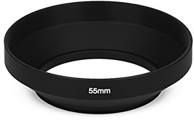 Weitwinkel 55mm Gegenlichtblende Sonnenblende Universal Streulichtblende 55 mm