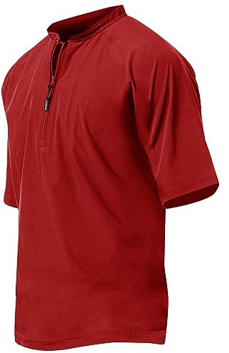 CHAMPRO Unisex-Erwachsene Batting Cage Jacket Baseball-Käfigjacke, scharlachrot, XX-Large
