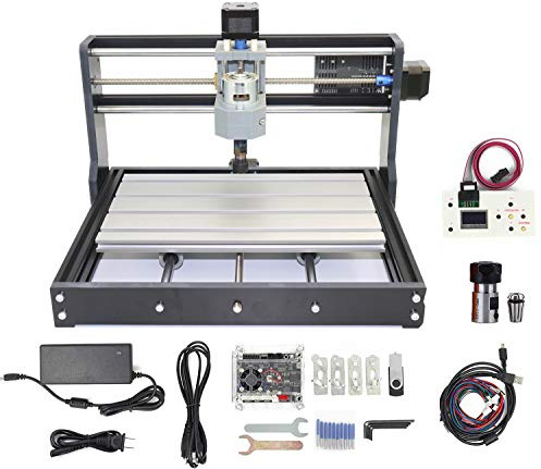 RATTMMOTOR Kit di macchine per router di legno CNC 3018 PRO GRBL Controllo 3 assi Mini CNC Engraver Incisore Fresatrice con controller offline per intaglio acrilico PVC PCB plastica legno