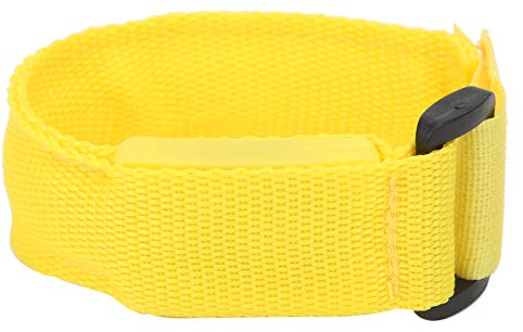 Keenso LED Armband, 3 Modi Outdoor LED Armband Laufen Radfahren Joggen Sicherheitslicht Reflektierendes Armband Knöchel Armband Radfahren Light Up Armband(Gelb) Sportausrüstung Sport-Schutzausrüstung