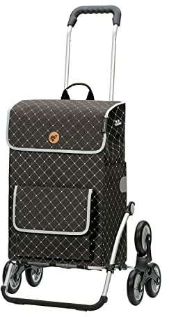 ANDERSEN Einkaufstrolley - Treppensteiger Royal Shopper Tamo anthrazit 51 L Reflektor,Thermo, Aluminium, klappbar, Räder abnehmbar, ...