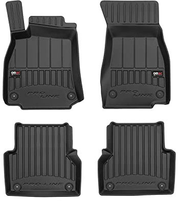 OMAC Gummi Fußmatten kompatibel mit Audi A6 C8 alle 2018-2023 Premium TPE Automatten