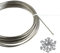 Cable de Colgar de Acero Inoxidable Alambre Trenzado Acero Cable Acero Trenzado Alambre Estructura 7X7 Cuerda Alambre de Acero Inoxidable para Colgar,Cuadro,Planta Trepadora,Cercas,Puesto de Plantas