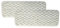 vhbw 2x lingettes compatible avec Vileda Easy Twist laveur de sol 25 x 13 x 2 cm
