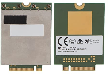M.2 Wireless Network Card, M.2 S3 Key B 1 Gbit/s Downlink & 75 Mbit/s Uplink, Stabile 5G 4G LTE Modulkarte für Win 10, für Linux Laptop Desktop PC, Plug-and-Play