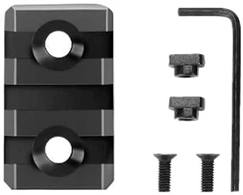 HOUSON Aluminium Picatinny-Schiene, Picatinny Schiene Adapter Montageschiene schiene Rail Mount Basis Airsoft(3-Slot)