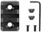 HOUSON Aluminium Picatinny-Schiene， Picatinny Schiene Adapter Montageschiene schiene Rail Mount Basis Airsoft（3-Slot）