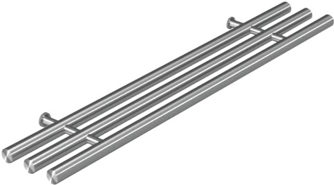 MLS Taschenablage TA.1 aus Geschliffenem Edelstahl, mit 3 Ablagestäben mit Ø 20 mm und 2 Querstangen mit Ø 12 mm, für Haushalte und Gewerbliche Räume, zur Aufbewahrung von Accessoires, 450 mm