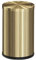 rongweiwang Modern Trash Bin - Large Capacity For Kitchen And Bathroom Waste Garbage Bag Fix Ring Stainless Steel Steel Trash, 9L Gold