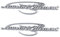 Laurin & Klement Emblem für Gründer Unterschrift, personalisierter Autoaufkleber (Silber)