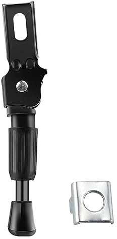 Faderr 12-Zoll-Kinderfahrradständer Schwarz Kinderfahrradständer Fahrradzubehör Stabiler Rutschfester Fahrradständer Ersatz für Kinderfahrräder, Mountain Bikes, Road Bikes(Schwarz)
