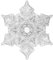 PEUTIER 13x11cm Schneeflockenform Snowboard Stomp Pad, 3D Transparent Snowboard Traktions Stomp Pad Stark Klebend rutschfest Modulare Matte Stomp-Pad Snowboard-Zubehör (Weiß)