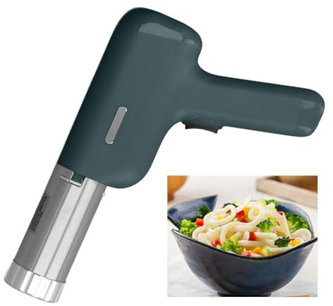 Manual Pasta Machine Made of 304 Stainless Steel, Pasta Press Feed Speed of 5.5 Mm/s Without Load, Pasta Maker Automatic Pasta Preparation with Built in Lithium Battery for nudel