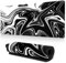 Zixrmor Mauspad -900 x 400mm Mousepad Pad Large Size - verbessert Gaming mauspad Präzision und Geschwindigkei XXL Mauspad Gaming(Weiße Schwarze Mischung)