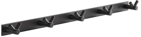 SOTECH Blackline CORA V Hakenleiste 450 mm mit 5 Haken schwarz Wandgarderobe Garderobenleiste