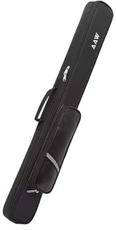 rockible Bolsa para Palos de Billar, Estuche para Tacos 3/4, Bolsa de Almacenamiento portátil 2x2, Negro