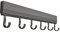 Global-Daily Kitchen Utensils Holder Wall Mounted, Utensil Rack with Sliding Hooks, Self Adhesive Utensil Hanging Rail (30cm)
