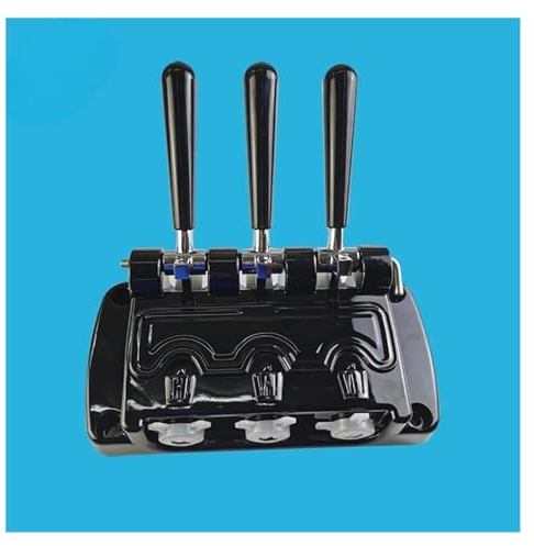 Front Panel Face Block Spare Discharge Valve Replacement ,Compatible for YKF ,Compatible for VEVOR, Ice Cream Machines with Rods