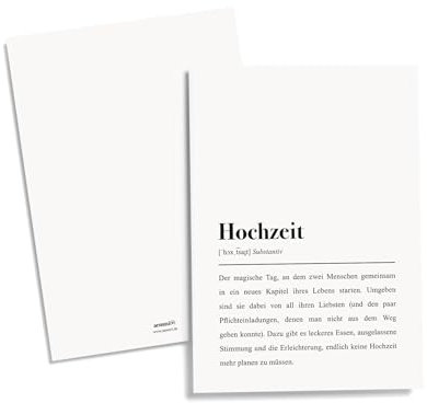 aemmi Hochzeit Definition Postkarte