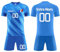 Maillot de Foot Personnalisable Tenue Sport Maillot Equipe de France Football 2025 Enfant Homme Personnalisé avec Nom Numéro L'équipe Le Logo Tshirt Foot France Tee Shirt Personnalisé(#23)