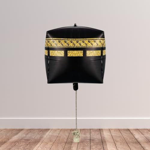 Umrah Mubarak Kaaba 61 cm Folienballon – Umrah Mubarak Ballon – Hajj Mubarak Ballon