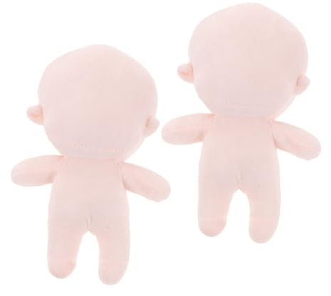 HEMOTON 2 Stück Puppenpuppen Puppen Zum Selbermachen Tragbares Puppenmodell DIY Bastelpuppe Ausgestopfter Puppenkörper Rohling Puppenkörper Rohling Puppenspielzeug Unvollendete