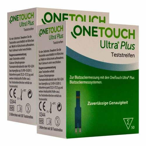 ONE TOUCH Ultra Plus Teststreifen 2X50 St