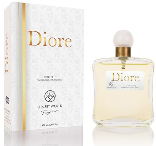 Diore - Compatibile con J'adore. Acqua di Colonia Intense 100 ml, Profumo ai Feromoni per Donna, Profumi Equivalenti
