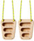 2 Piezas Hangboard de Entrenamiento Portátil para Escalada, Tabla Multipresa de Escalada de Madera, Aumenta tu Fuerza y Resistencia en los Dedos, Mejora tu técnica, Diapasón Escalada, Presa Escalada