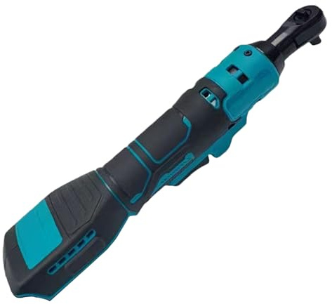 UNTERING 3/8inch Cordless Ratchet Wrench Electric Rechargeable Screwdriver 90 Degree Right Angled Ratchet Wrench LED Work Light