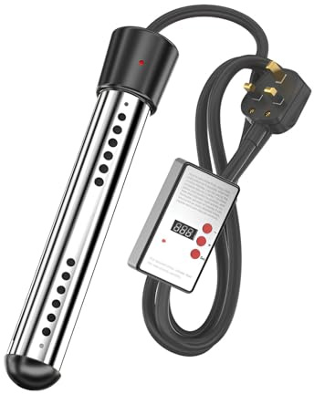2500W Electric Immersion Heater, with Digital Temperature Display & Auto Power Off, for Home, Kitchen