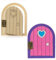 Baker Ross Porte Magiche in Legno, Ideali per le Attività Creative per Bambini (Confezione da 4)