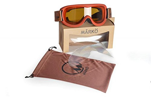 vstreet 77980 Maske Schutz B8 Goggle hb-116, rot, U