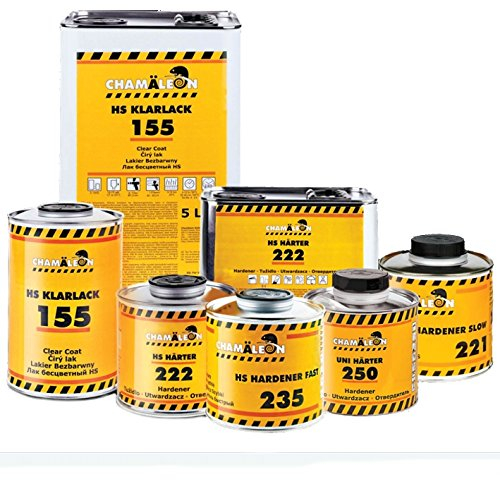 Chamäleon 2K HS ACRYL KLARLACK 2:1 KRATZFEST LACK 1L + HÄRTER STANDART 0,5L