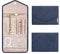 bagsmart Schmuck Organizer Tasche Reise Schmuckaufbewahrung für Ringe, Ohrringe, Halsketten, Uhren, Dunkelblau