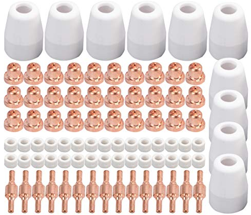 Hemobllo 85stücke Düsen Für Plasmaschneider Verbrauchsmaterial Plasmaschneiderspitzen Passend Für Super Andere Plasmaschneider Hitzebeständig Gute Qualität