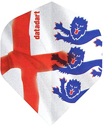 Datadart CMF 24 England 3 lions standard shape dart flights 5 sets