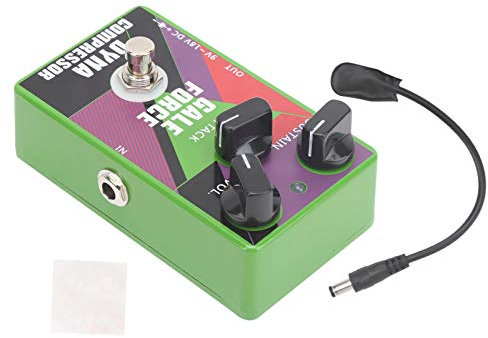 Pedale compressore, compressore effetto compressione Pedale chitarra Completamente pedale effetto chitarra per basso True Bypass per chitarra elettrica