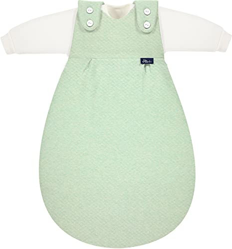 Alvi Baby-Mäxchen Schlafsack 3tlg. Special Fabric Quilt türkis 68/74