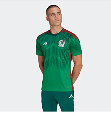 Mexico Herren Saison 2022/23 Offizielle Heimtrikot Trikot, Vivgrn/Cgreen, L EU
