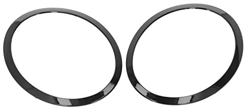 Ein Paar Scheinwerfer Zierring, Scheinwerfer Zierring für Fahrer Beifahrerseite, Ersatz für Cooper Clubman R55 2008-2015, Scheinwerfer Zierring für R55 R56 R57 R58 R59