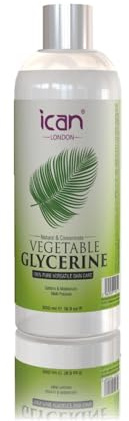 ICAN LONDON 100% Natural & Concentrate Vegetable Glycerine For softens & Moisturizes the skin (500ML)