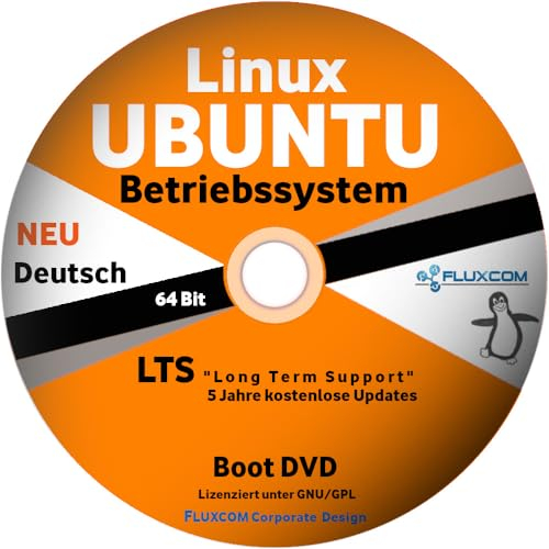 Linux Ubuntu 24.04.2 LTS Betriebssystem auf DVD