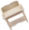Toyvian Mini DIY Schreibtisch Holzfenster Puppenhausmöbel Puppenstube Schreibtisch Unfertige Holzmöbel Mini-Spielzeug Möbelmodell Spielhaus Zubehör Möbel Miniatur Hölzerne Tür