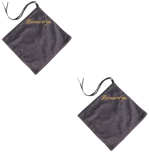 BESTonZON 2 Pièces De Rangement De Vaisselle à Couverts Sacs D'argenterie Porte-ustensiles Pour Tiroir De Transport De Cosmétique Velours Camping Voyage